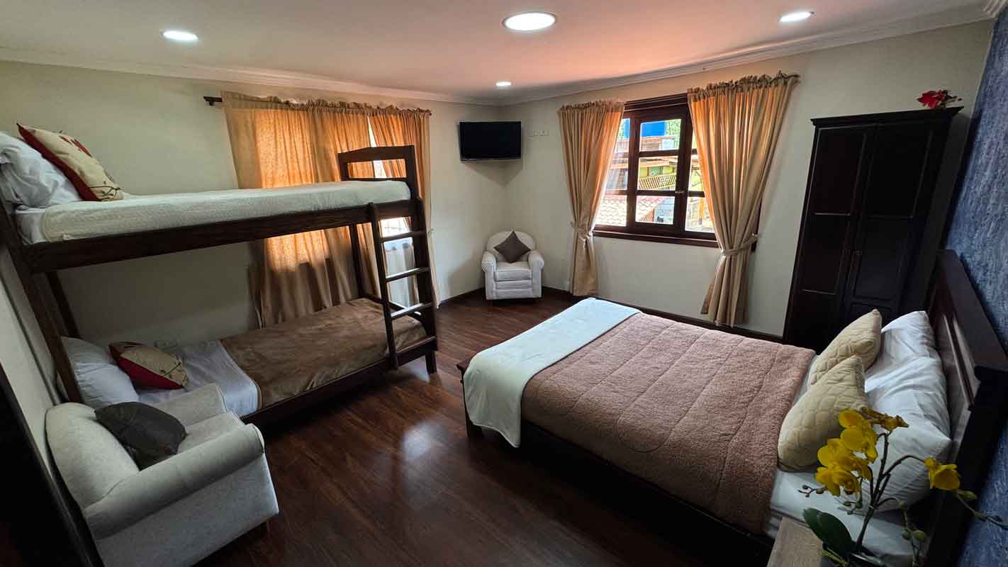 Family room with bunk bed