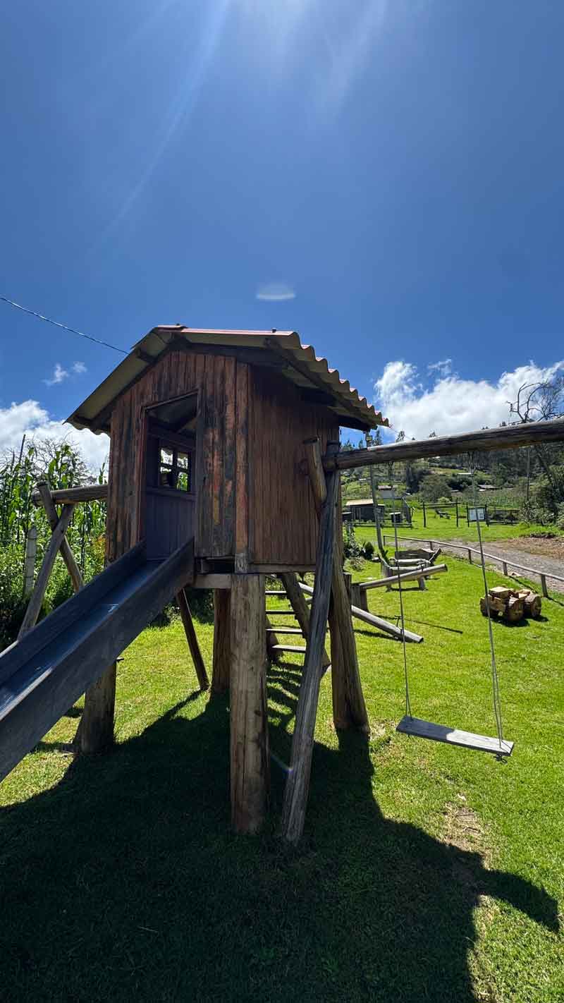 Kids' play area in the garden